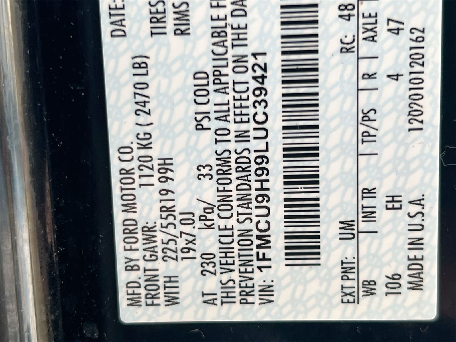 Thumbnail: 2020 Ford Escape - 36