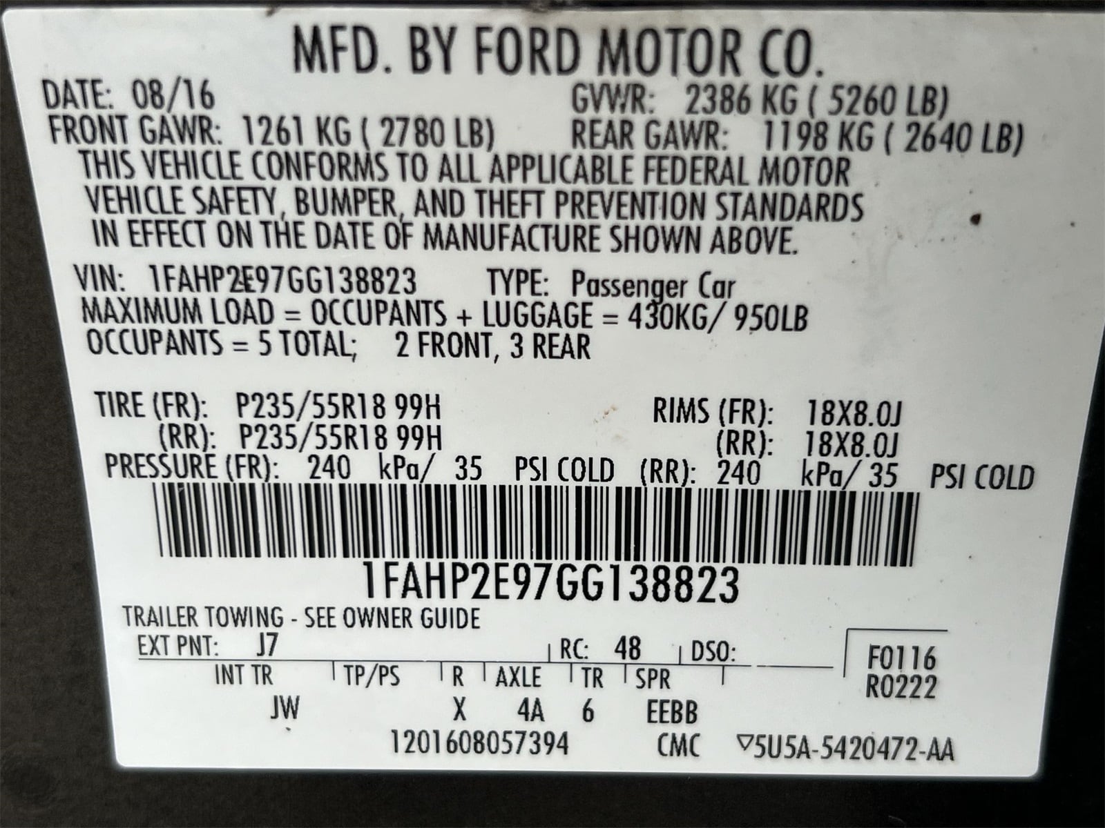 Thumbnail: 2016 Ford Taurus - 36