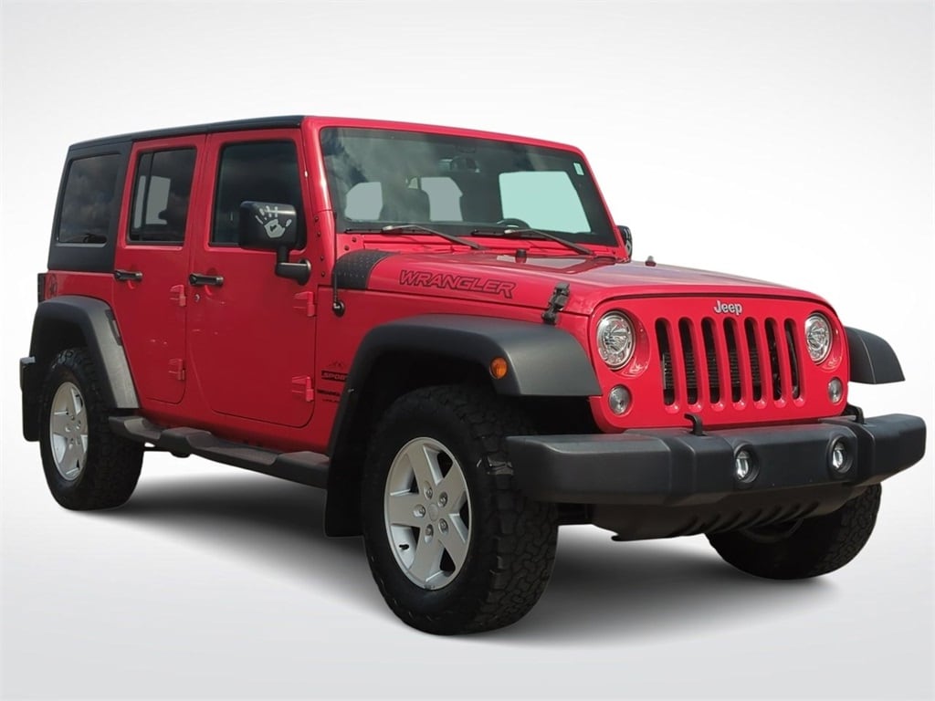 Used 2018 Jeep Wrangler JK Unlimited Sport S with VIN 1C4BJWDG3JL829614 for sale in Troy, MI