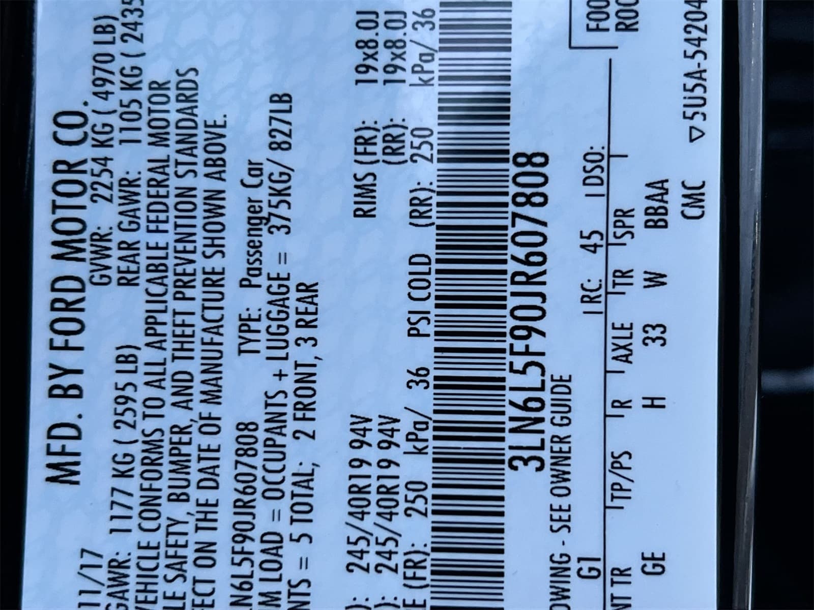 Thumbnail: 2018 Lincoln MKZ - 36