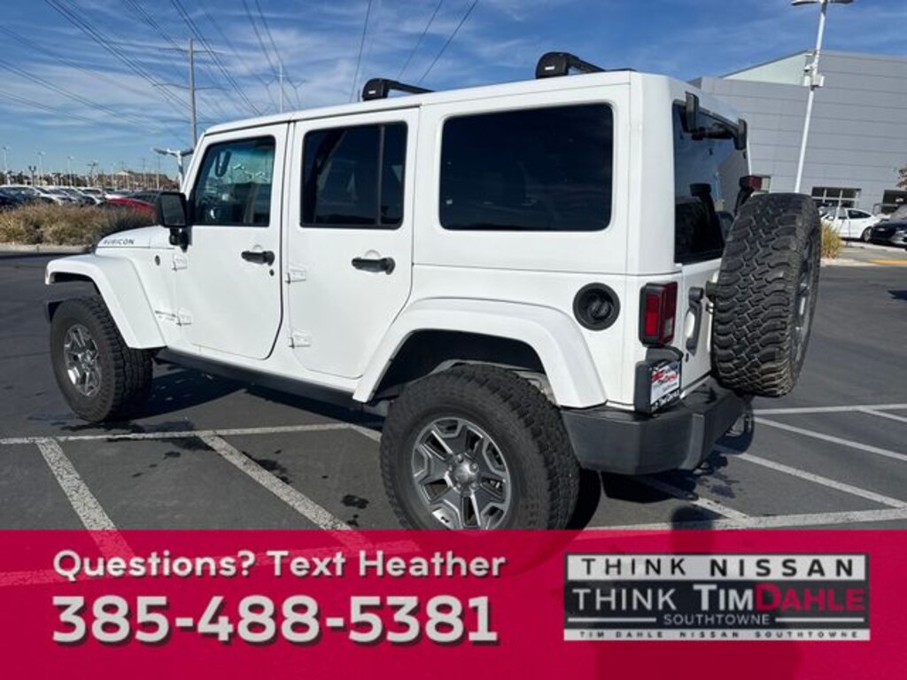 Used 2017 Jeep Wrangler JK Unlimited Rubicon 4x4 SUV
