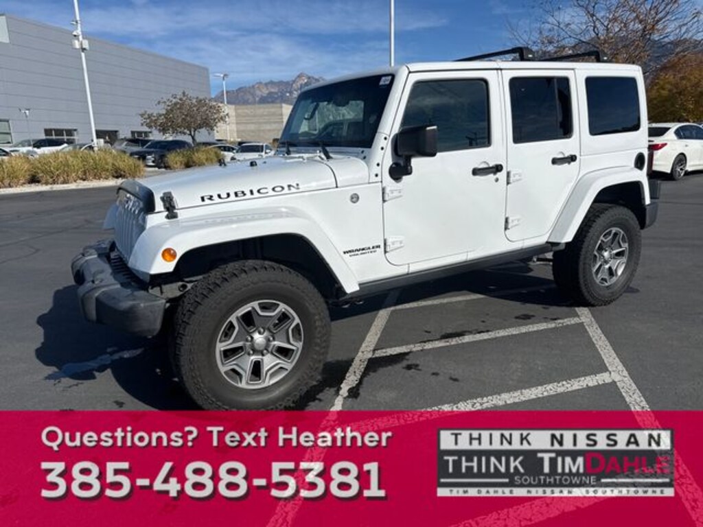 Used 2017 Jeep Wrangler JK Unlimited Rubicon 4x4 SUV