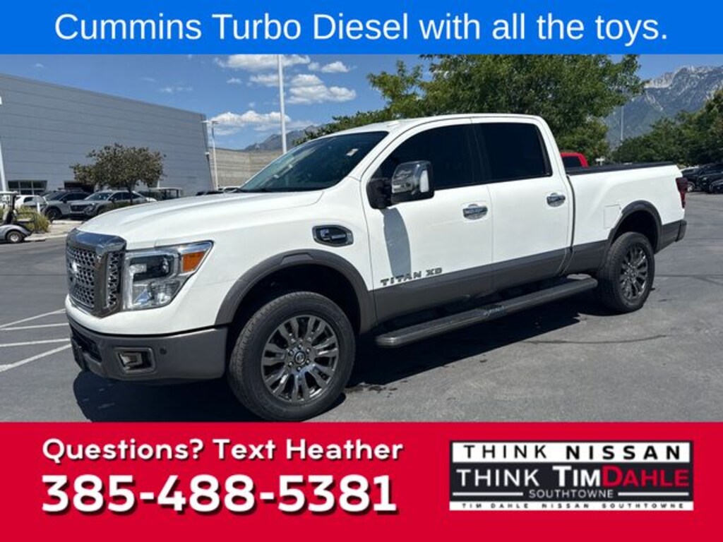 Used 2019 Nissan Titan XD Platinum Reserve Diesel Truck Crew Cab