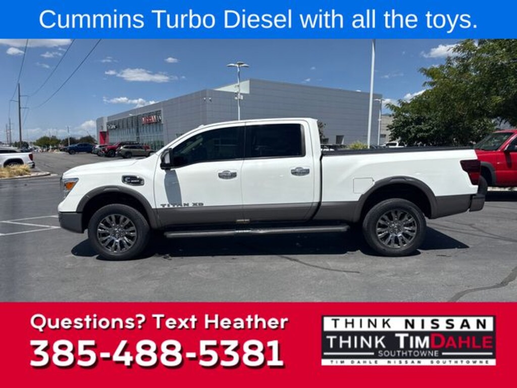 Used 2019 Nissan Titan XD Platinum Reserve Diesel Truck Crew Cab