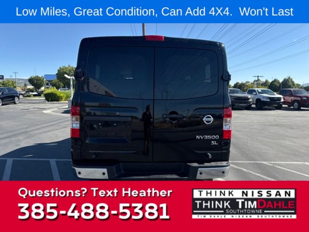 Used 2018 Nissan NV Passenger NV3500 HD SL V8 Van Passenger Van