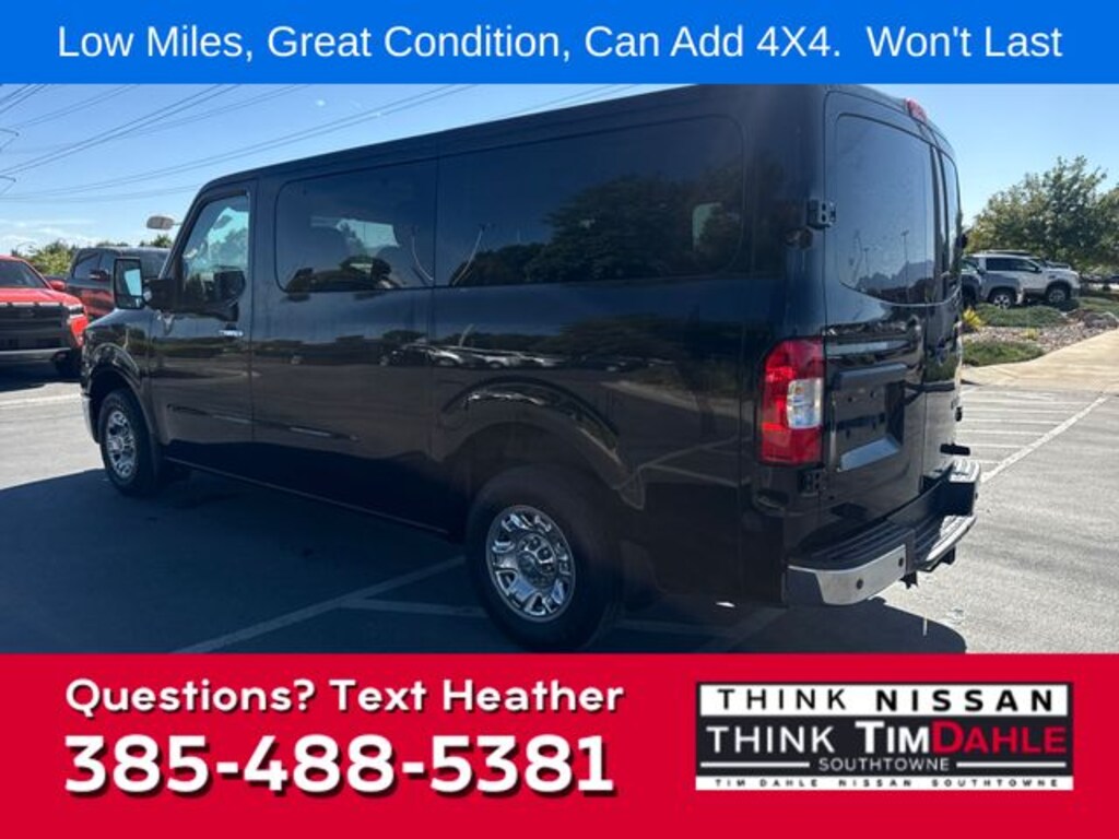 Used 2018 Nissan NV Passenger NV3500 HD SL V8 Van Passenger Van