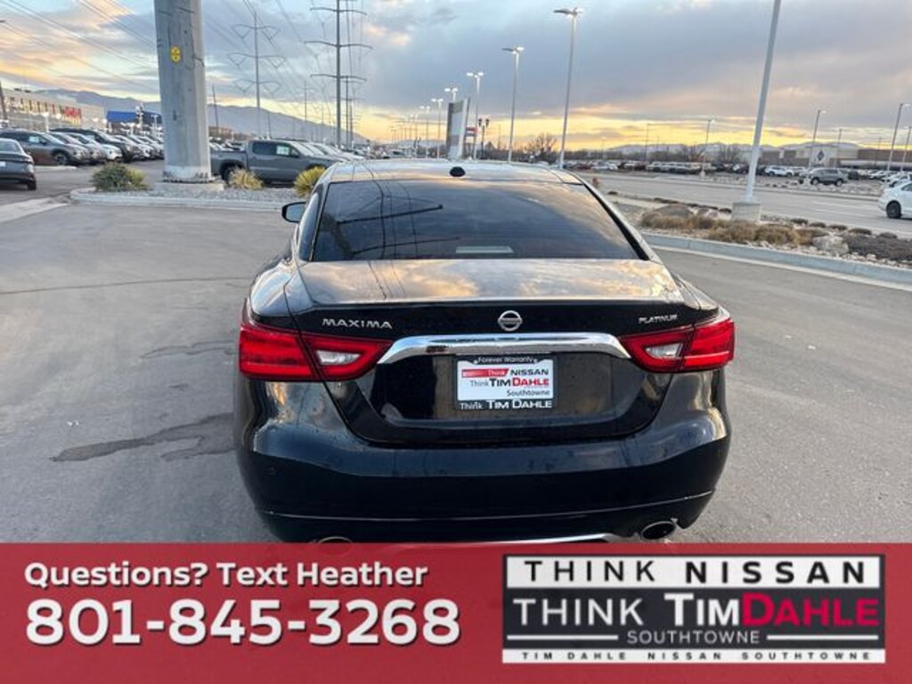 Used 2018 Nissan Maxima 3.5 Platinum Sedan