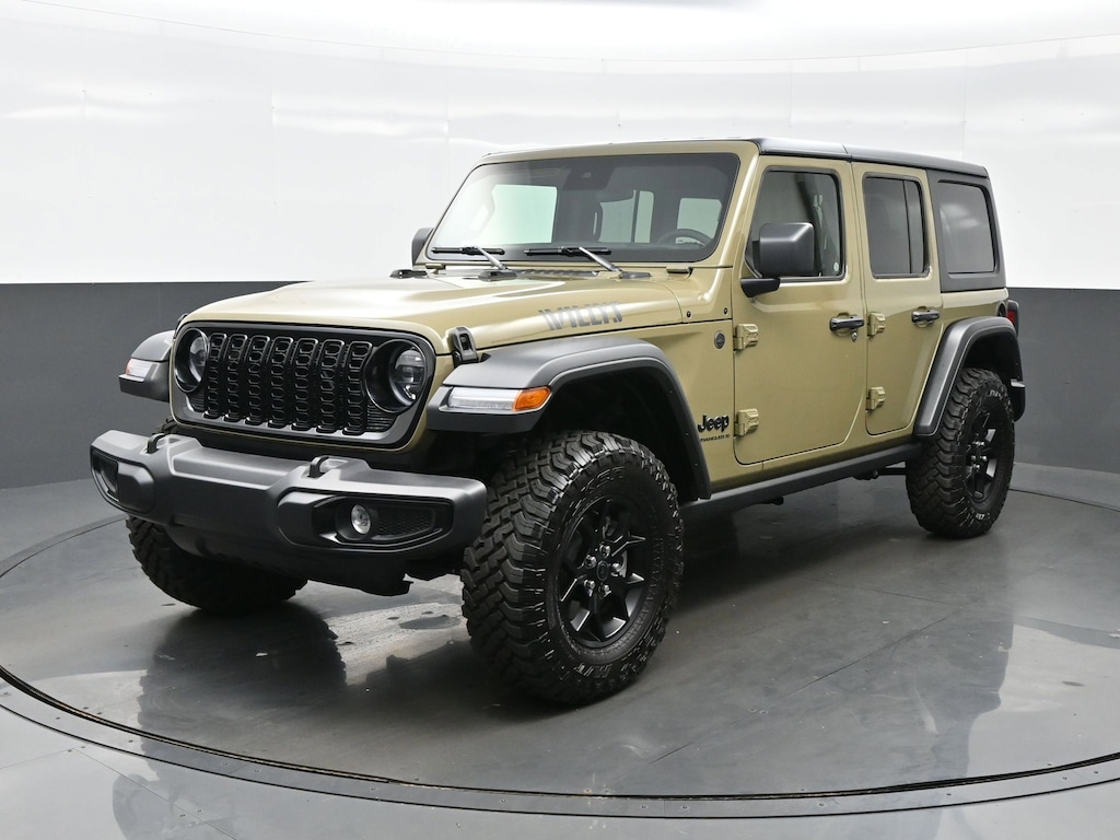 New 2025 Jeep Wrangler 4-DOOR WILLYS Sport Utility