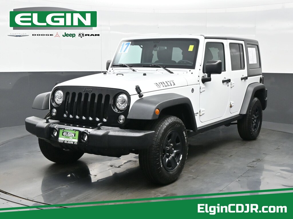 Used 2017 Jeep Wrangler Unlimited Unlimited Willys Willys Wheeler 4x4