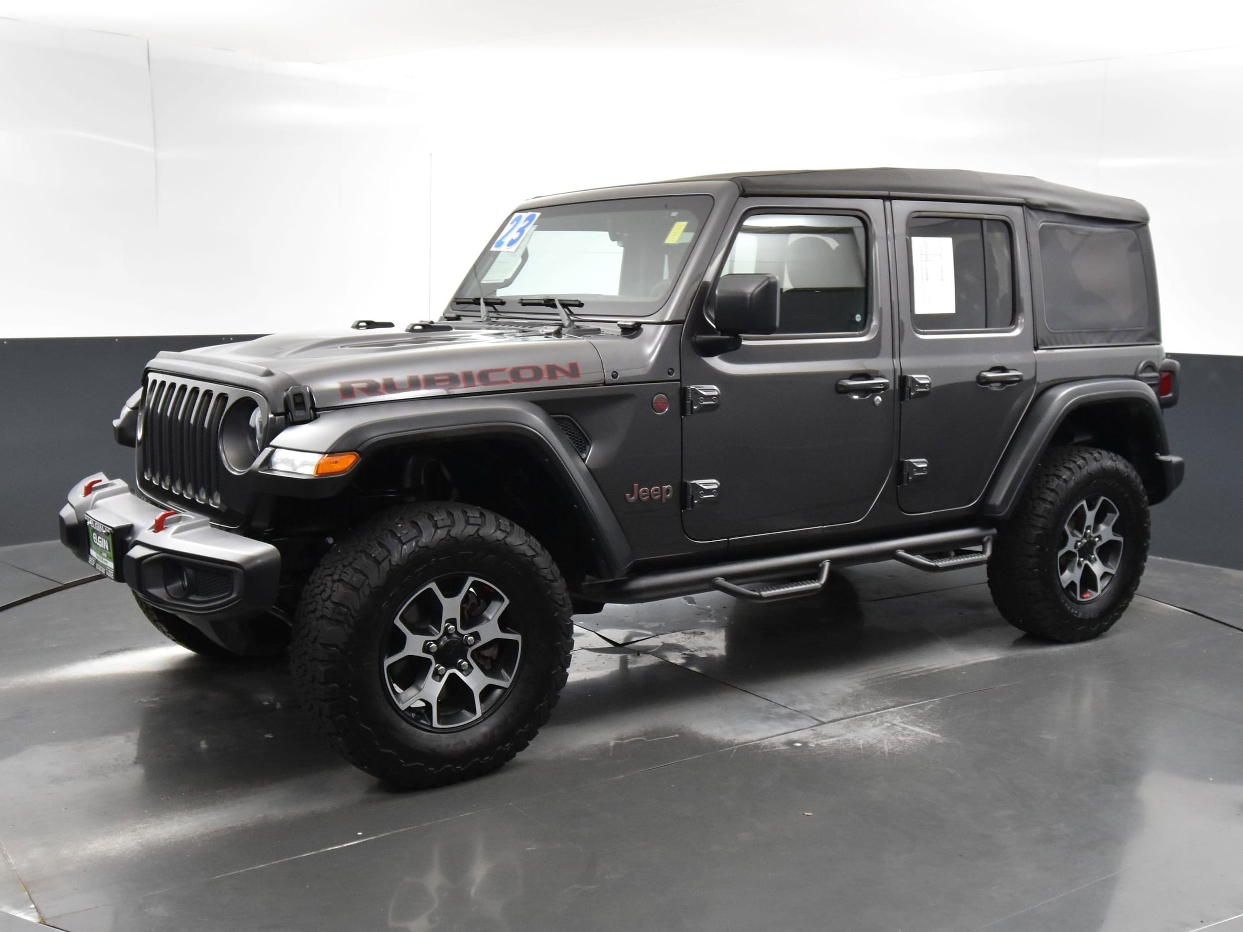 Used 2023 Jeep Wrangler 4-Door Rubicon with VIN 1C4HJXFG6PW571383 for sale in Streamwood, IL