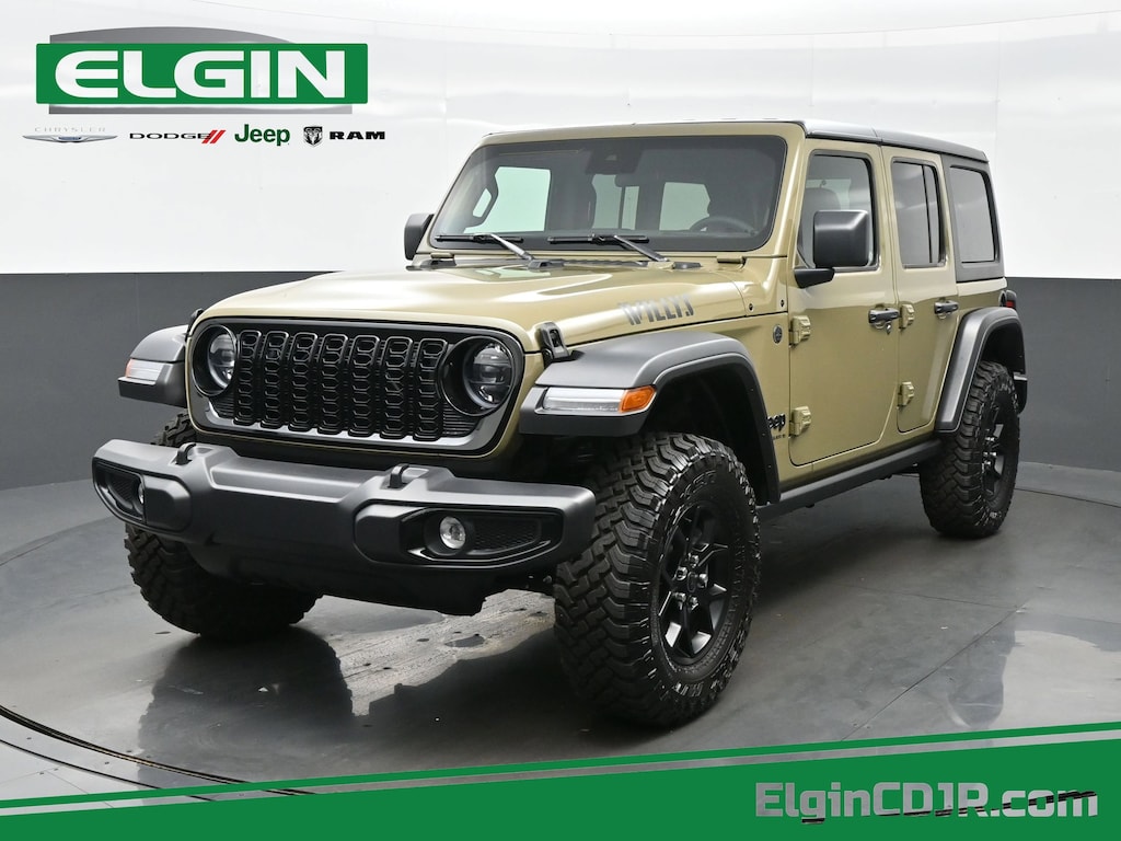 New 2025 Jeep Wrangler 4-DOOR WILLYS Sport Utility