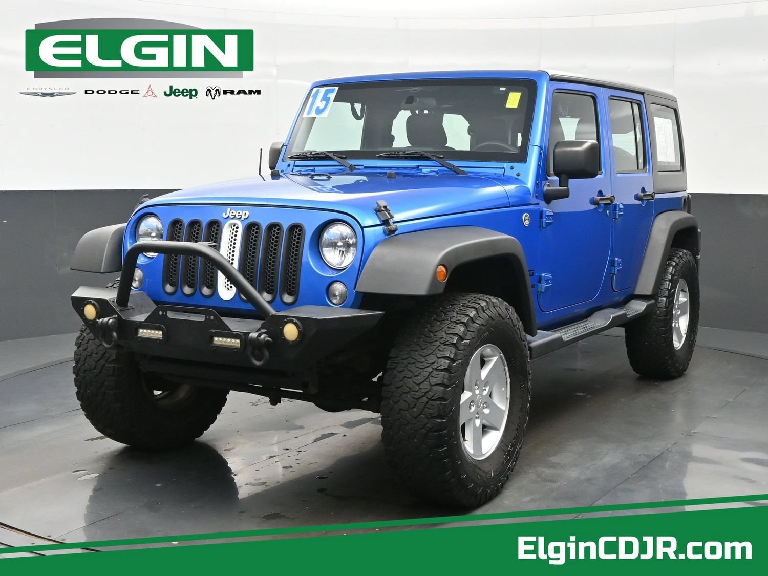 Used 2015 Jeep Wrangler Unlimited Sport with VIN 1C4BJWDGXFL598623 for sale in Streamwood, IL