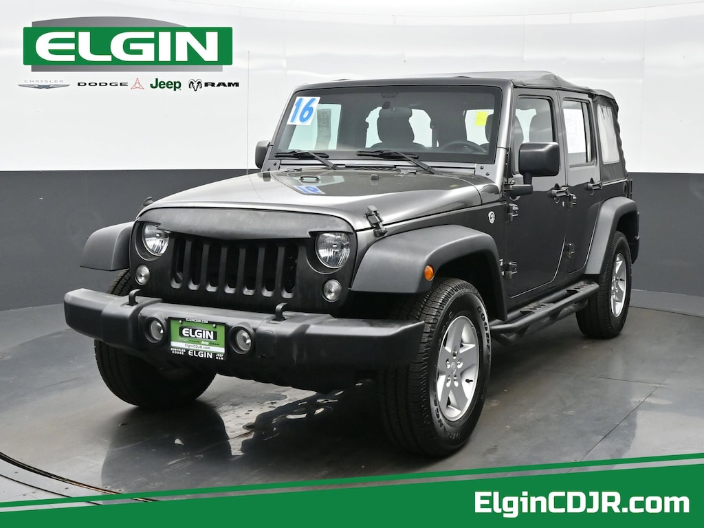 Used 2016 Jeep Wrangler Unlimited Unlimited Sport 4WD Sport