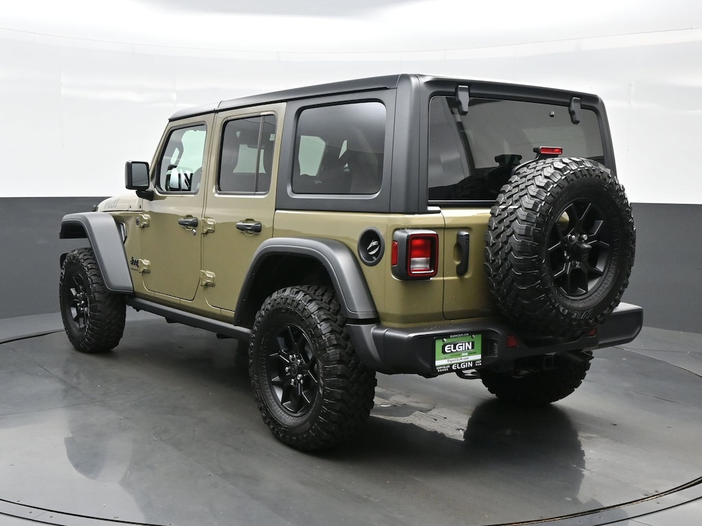 New 2025 Jeep Wrangler 4-DOOR WILLYS Sport Utility