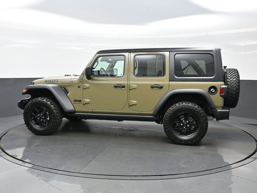 New 2025 Jeep Wrangler 4-DOOR WILLYS Sport Utility