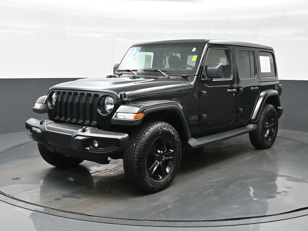 Used 2022 Jeep Wrangler Unlimited Sahara Altitude Unlimited Sahara Altitude 4x4