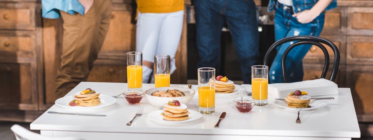 brunch table