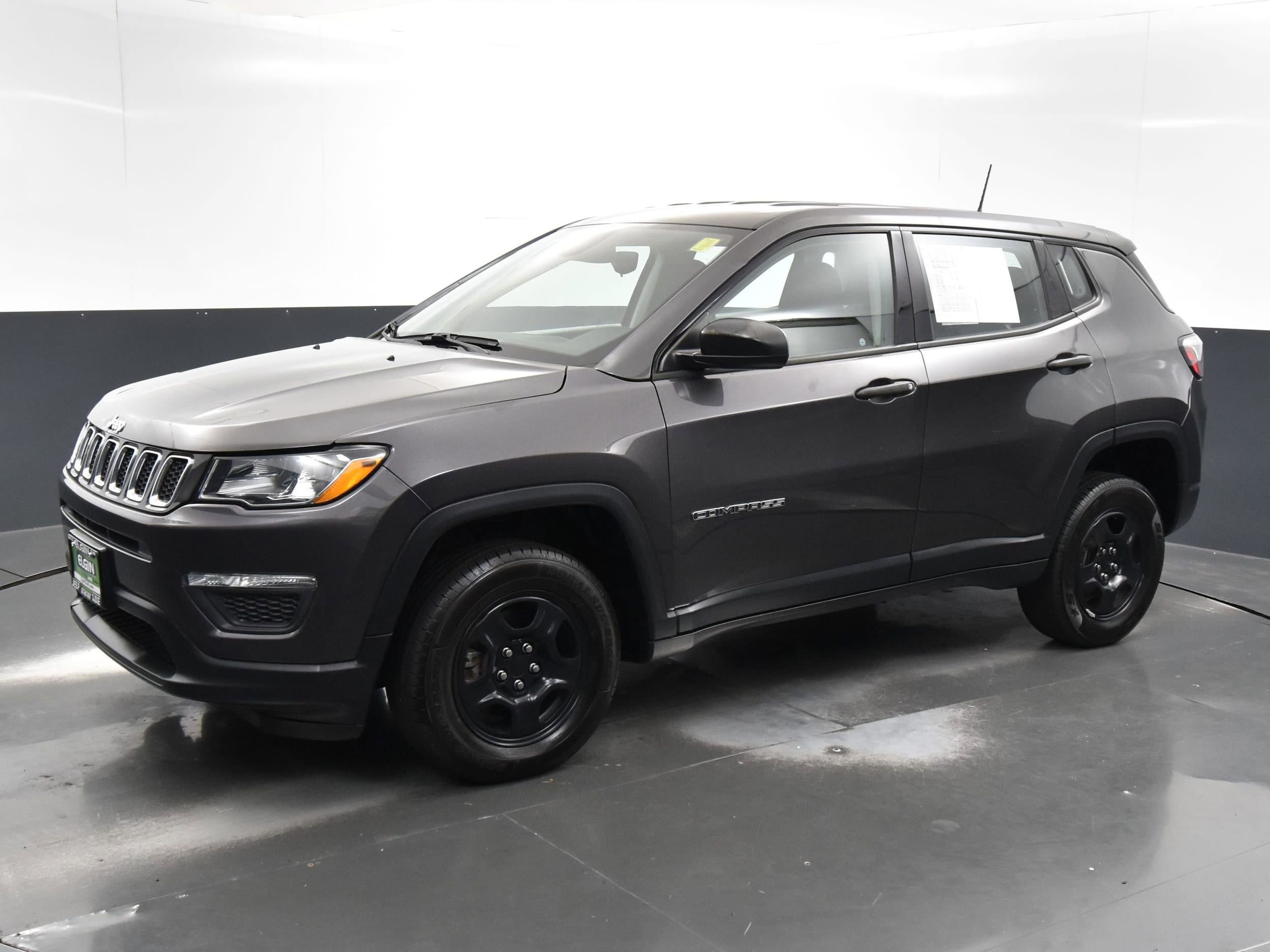 Used 2018 Jeep Compass Sport with VIN 3C4NJDAB5JT205229 for sale in Streamwood, IL