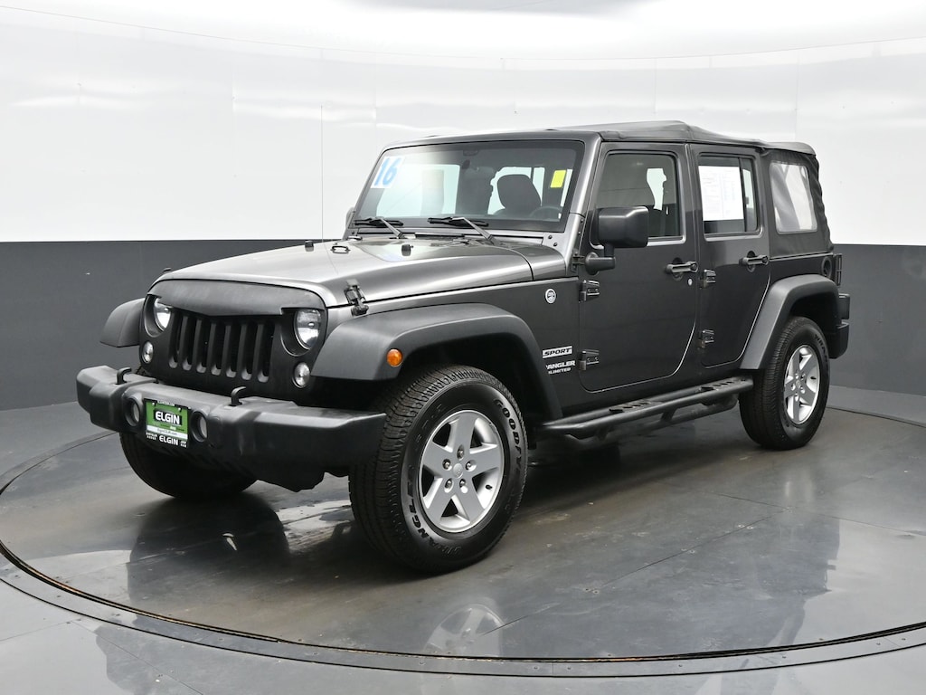 Used 2016 Jeep Wrangler Unlimited Unlimited Sport 4WD Sport