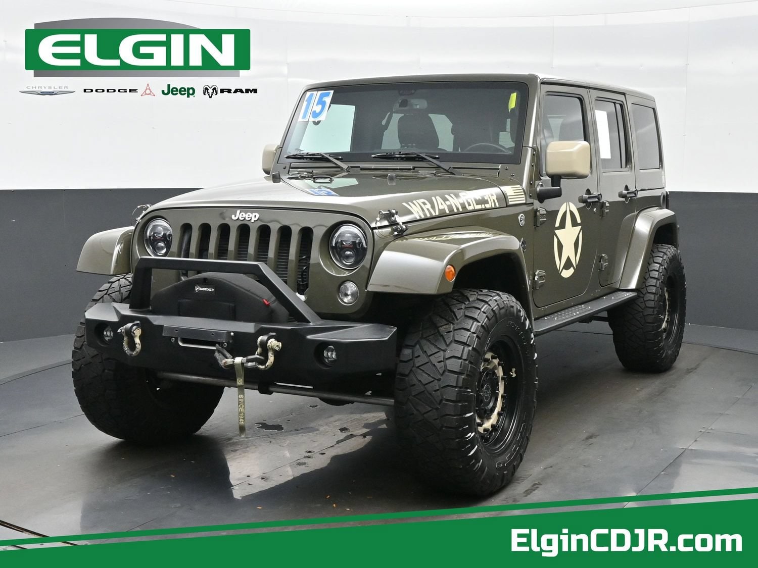Used 2015 Jeep Wrangler Unlimited Sahara with VIN 1C4BJWEG8FL543327 for sale in Streamwood, IL
