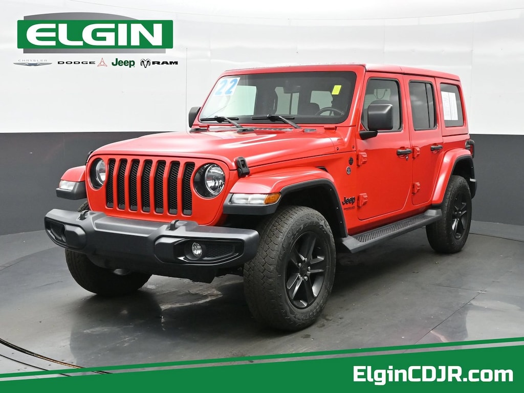 Used 2022 Jeep Wrangler Unlimited Sahara Altitude Unlimited Sahara Altitude 4x4