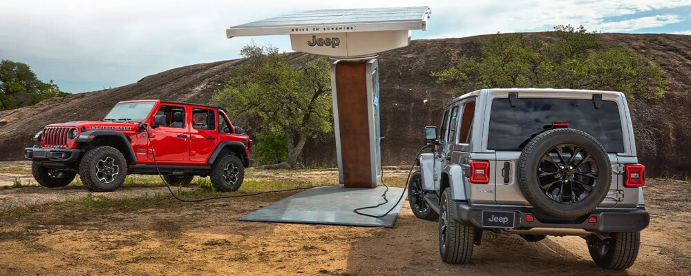 Jeep Wrangler 4xe Charging