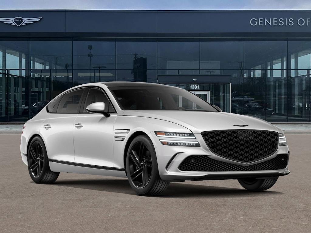 New 2026 Genesis G80 3.5T Prestige Black Sedan