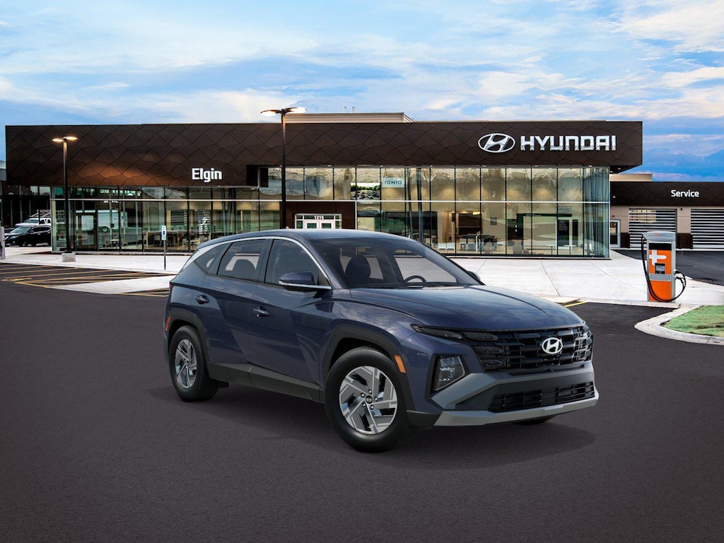 New 2026 Hyundai Tucson Hybrid Blue SUV