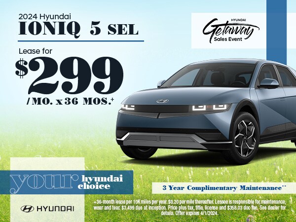 New Vehicle Specials | Elgin Hyundai