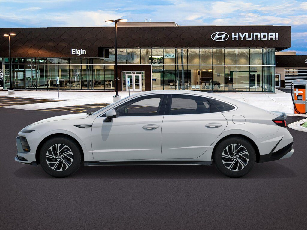New 2026 Hyundai Sonata Hybrid Blue Sedan
