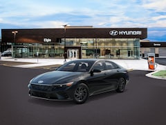 2026 Hyundai Elantra Hybrid Blue Sedan