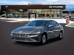 2026 Hyundai Elantra Hybrid Blue Sedan