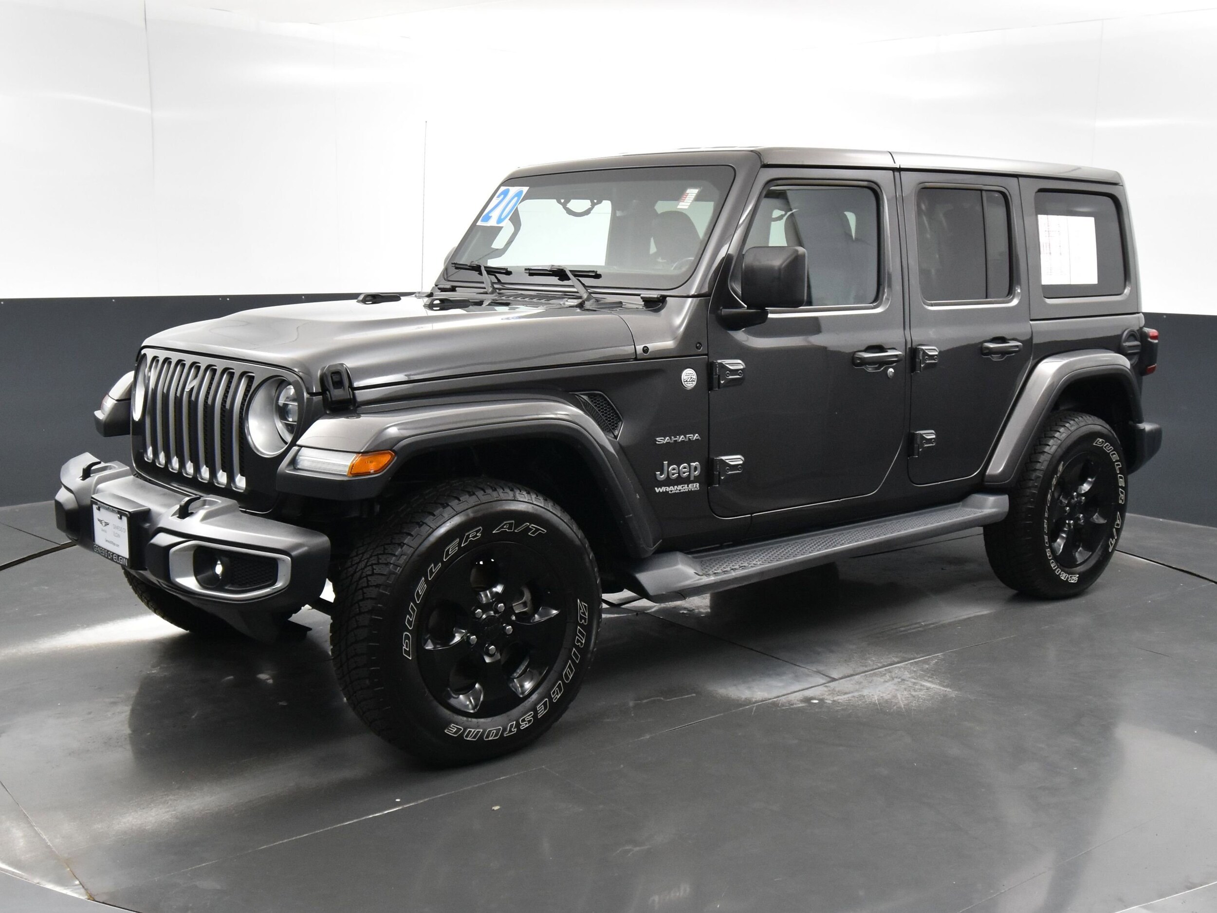 Used 2020 Jeep Wrangler Unlimited Sahara with VIN 1C4HJXEN6LW148376 for sale in Bartlett, IL