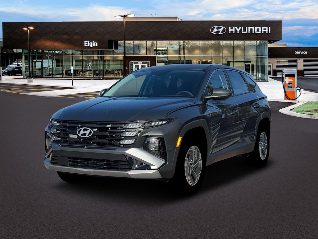 New 2026 Hyundai Tucson Hybrid Blue SUV