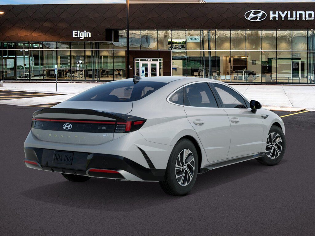 New 2026 Hyundai Sonata Hybrid Blue Sedan