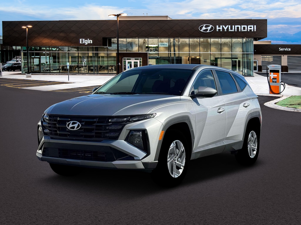 New 2026 Hyundai Tucson Hybrid Blue SUV