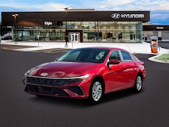 2026 Hyundai Elantra Hybrid Blue Sedan