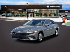 2026 Hyundai Elantra Hybrid Blue Sedan