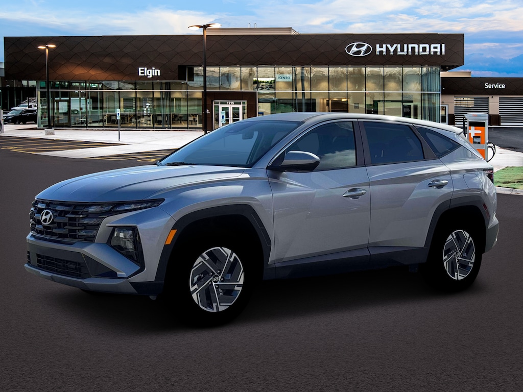 New 2026 Hyundai Tucson Hybrid Blue SUV