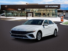 2026 Hyundai Elantra Hybrid Blue Sedan