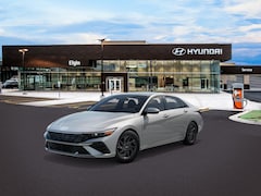 2026 Hyundai Elantra Hybrid Blue Sedan