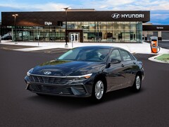 2026 Hyundai Elantra Hybrid Blue Sedan