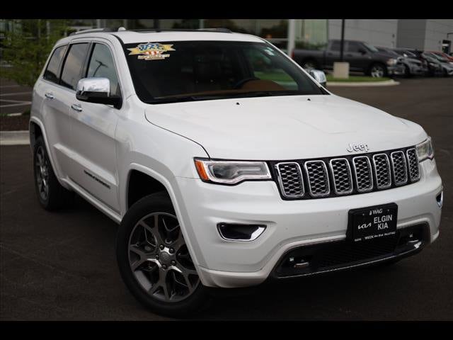 Used 2021 Jeep Grand Cherokee Overland with VIN 1C4RJFCG1MC593551 for sale in Elgin, IL