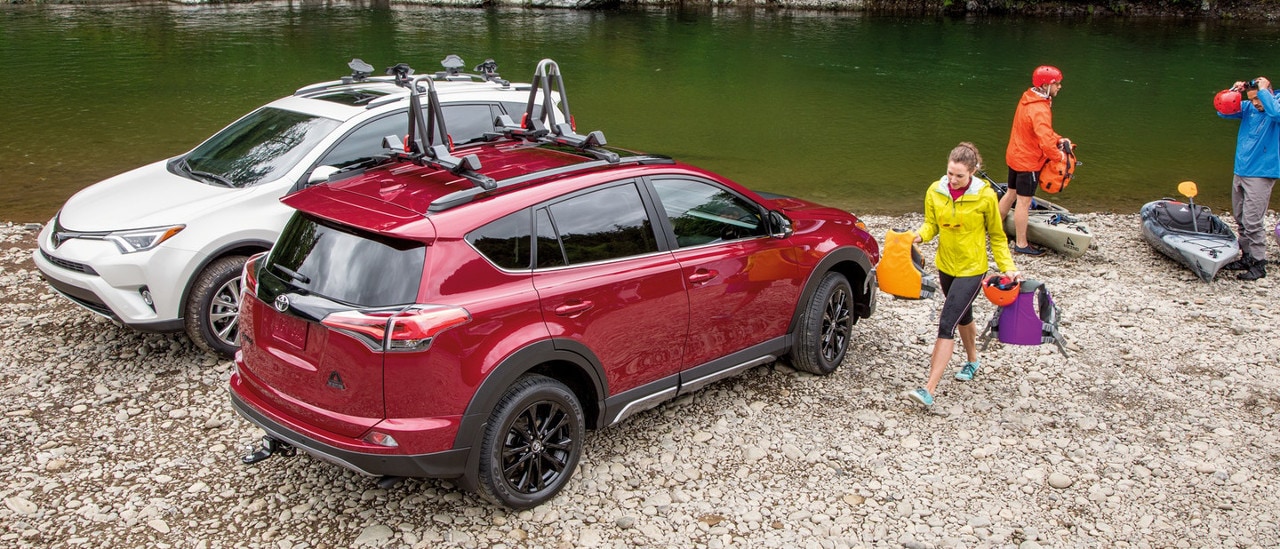 Toyota RAV4 with accessories
