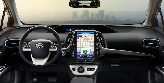 Toyota Prius Interior Boasts Stylish Looks High Tech Design