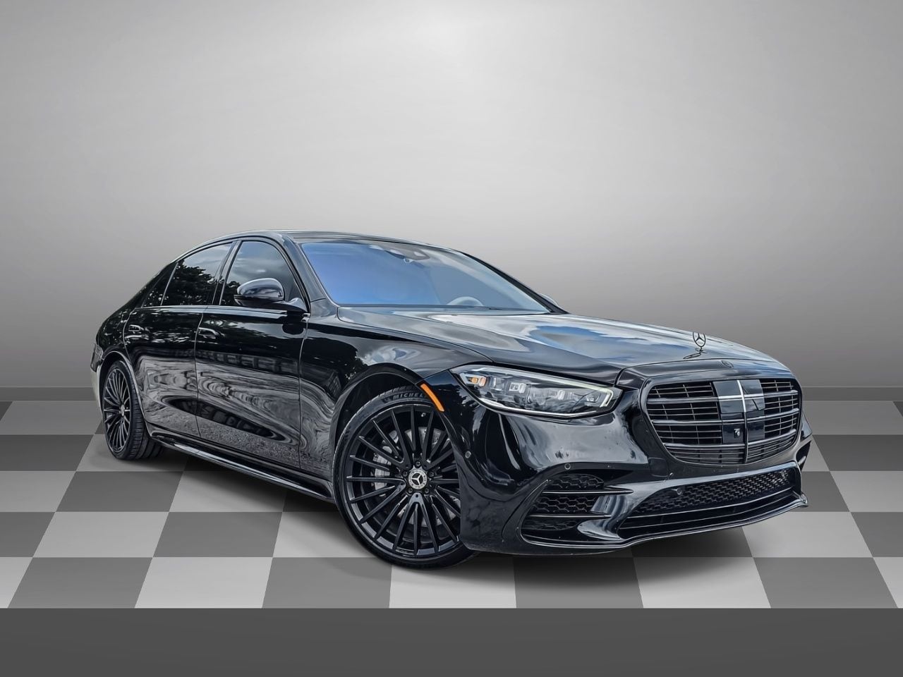 Black 2021 Mercedes-Benz S-Class S 580 Sedan 4MATIC Sedan All-Wheel Drive 9-Speed Automatic