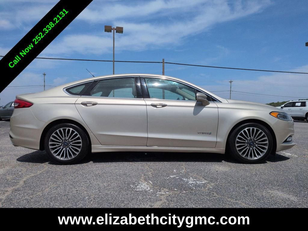 Used 2018 Ford Fusion Hybrid Titanium with VIN 3FA6P0RU4JR246813 for sale in Elizabeth City, NC
