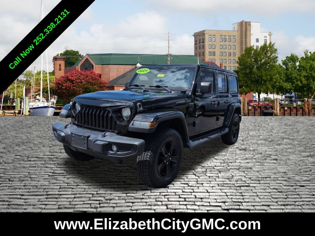 Used 2021 Jeep Wrangler Unlimited Sahara Altitude SUV