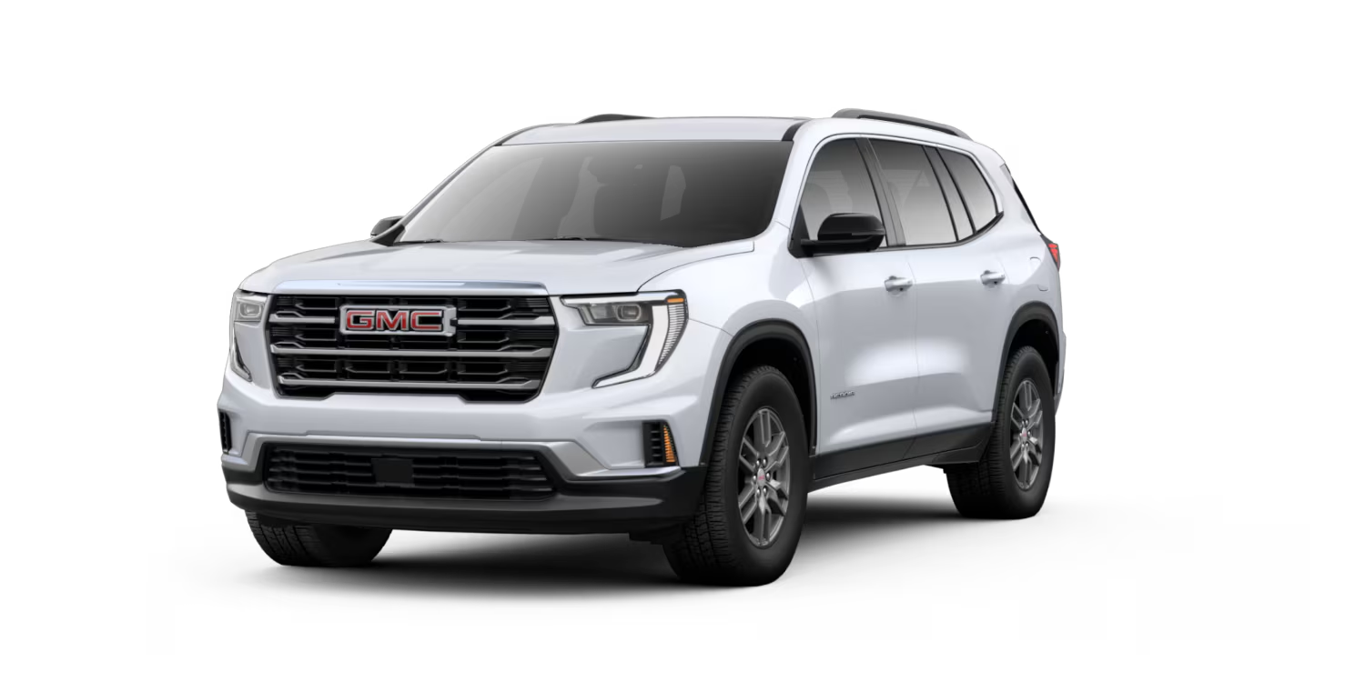  2026 white gmc acadia