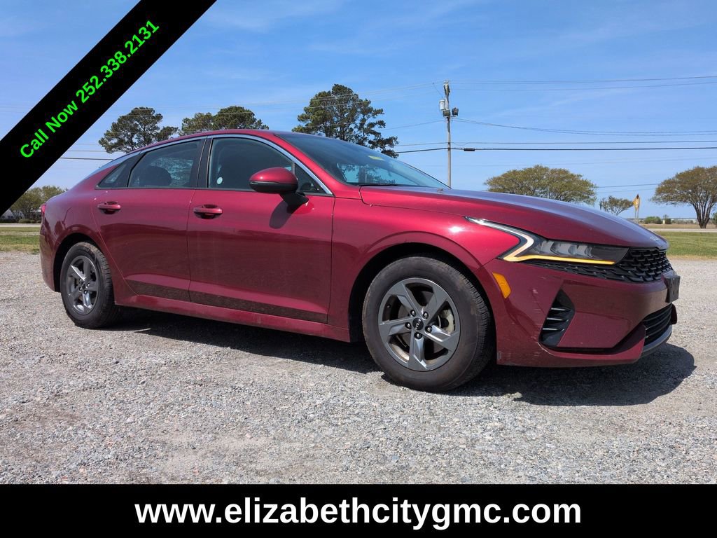 Used 2023 Kia K5 LXS with VIN 5XXG14J23PG194583 for sale in Elizabeth City, NC